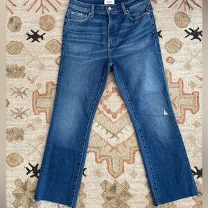 Pistola NEW SIZE 27 Classic Straight-Leg Jeans in Deep Blue Wash